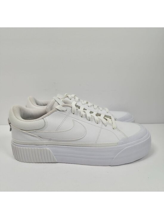 Nike Shoes - Nike Court Legacy Lift Women's Triple White Athletic Shoes DM7590-101 US Size 10
